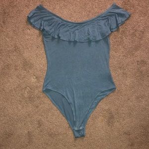 Off the shoulder body suit